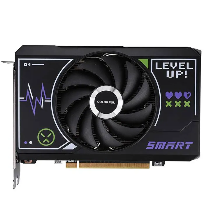 Видеокарта Colorful (RTX 4060 Mini 8GB-V) GeForce RTX 4060 8GB Mini 8GB-V