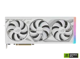 Видеокарта ASUS GeForce RTX 4080 ROG STRIX GAMING OC White 16GB (ROG-STRIX-RTX4080-O16G-WHITE), Retail