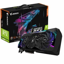 Видеокарта Gigabyte NVIDIA GeForce RTX 3080 Aorus Master GDDR6X 12GB, GV-N3080AORUS M-12GD
