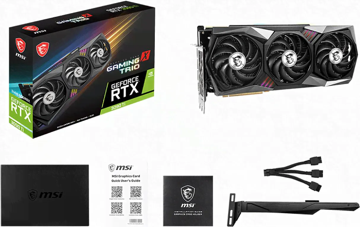 Видеокарта MSI GeForce RTX 3090 Ti GAMING X TRIO 24GB-3