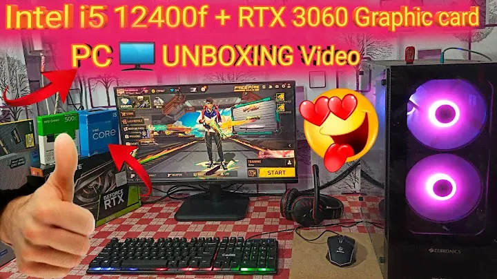 Intel i5 12400f + gigabyte RTX 3060  New Gaming😱 PC  🖥  Unboxing Video😍  PC  Unboxing Video🤩