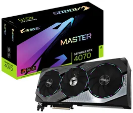 Видеокарта Gigabyte GeForce RTX 4070 Aorus Master (12 ГБ 192 бит) [GV-N4070AORUS M-12GD]