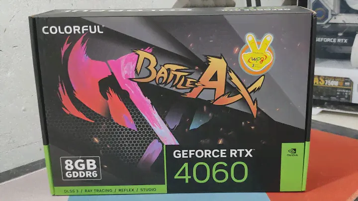Colorful RTX 4060 8GB BATTLE AX NB-DUO - Unboxing