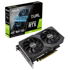 SVGA PCI-E 4.0 8Gb GDDR6 ASUS RTX 3050 (DUAL-RTX3050-O8G) 128b, 1*HDMI/3*DP
