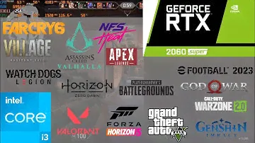 RTX 2060 Super Test in 14 Games 2023 Ft Core i3 12100