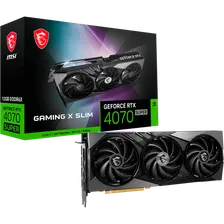 Видеокарта NVIDIA GeForce RTX 4070 Super MSI 12Gb (RTX 4070 SUPER 12G GAMING X SLIM)