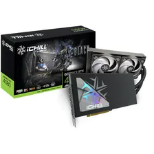 Видеокарта INNO3D NVIDIA GeForce RTX 4080 ICHILL BLACK GDDR6X 16GB, C4080B-166XX-18700006