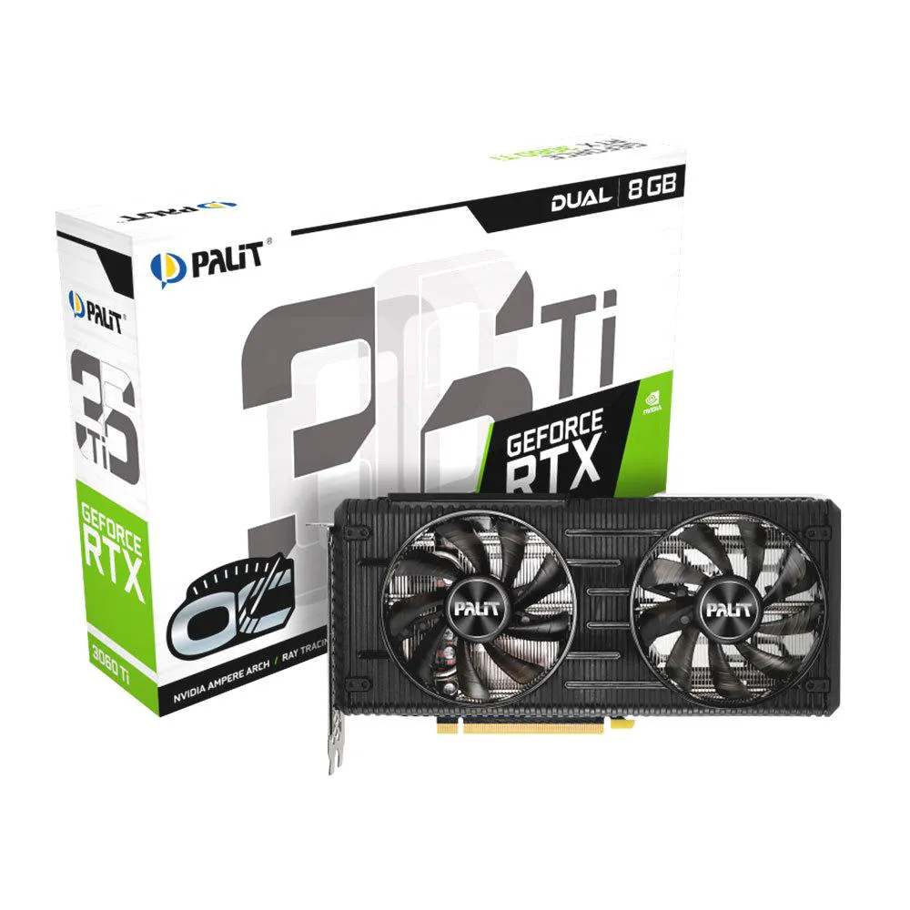 Видеокарта PALIT GeForce RTX 3060 Ti DUAL OC V1-0