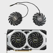 ВЕНТИЛЯТОР графического процессора MSI 87 мм PLD09210S12HH RTX 2060 SUPER VENTUS GP, для MSI RTX 2060 SUPER VENTUS GP OC, вентилятор видеокарты RTX 2070 VENTUS GP