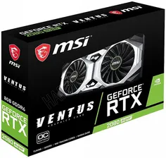 Видеокарта MSI GeForce RTX 2080 SUPER VENTUS OC 8GB