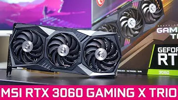 MSI GeForce RTX 3060 GAMING X TRIO 12G — обзор и начальные тесты