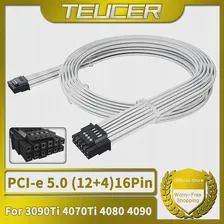 TEUCER 730 мм PCI-e 5,0 GPU кабель 12 + 4 Pin 12VHPWR ATX 3,0 Модульный Кабель Питания для Geforce RTX 3090Ti 4070Ti 4080 4090