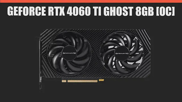 Видеокарта Gainward GeForce RTX 4060 Ti Ghost 8GB [OC]