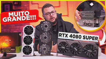 Essa Placa ficou GIGANTE!!! Chegou a INNO3D RTX 4080 SUPER 3X