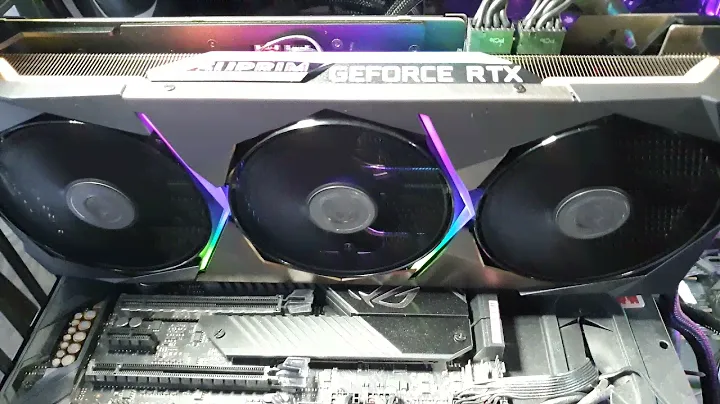 MSI GeForce RTX 3070 Ti Suprim X - Запуск