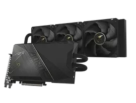 Видеокарта GIGABYTE AORUS GeForce RTX 4090 XTREME WATERFORCE 24G GV-N4090AORUSX W-24GD), Retail