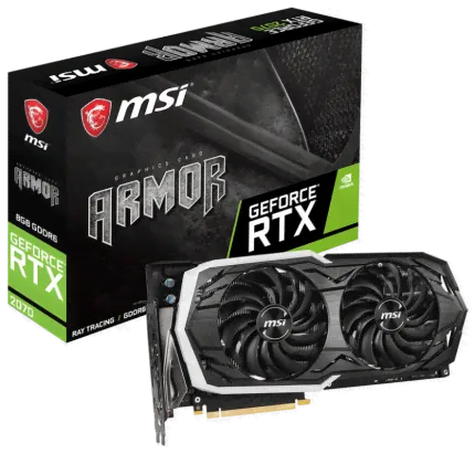Видеокарта MSI RTX 2070 ARMOR 8G GeForce RTX 2070-0