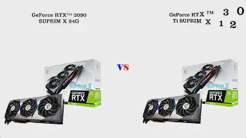 GeForce RTX™ 3090 SUPRIM X 24G vs GeForce RTX™ 3080 Ti SUPRIM X 12G Specifications.... 🔥