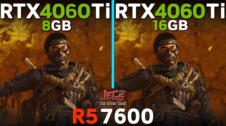 RTX 4060 Ti 8gb vs RTX 4060 Ti 16gb | Ryzen 5 7600 | Tested in 15 games