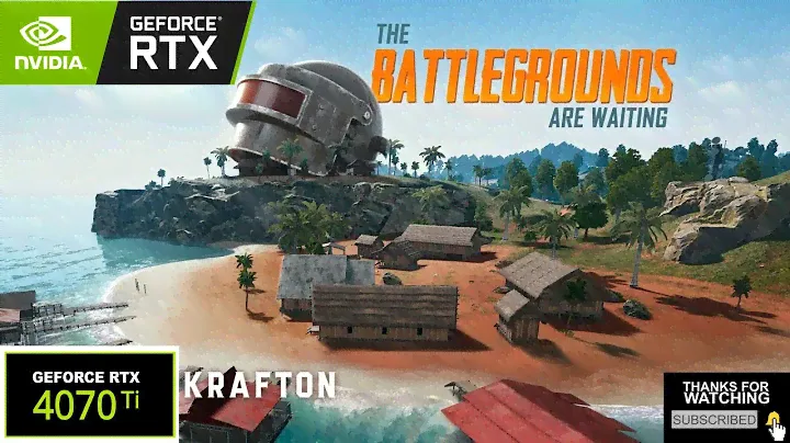PUBG SANHOK : RTX 4070 TI 12GB + I7 12700 - 1080p Max & Low Settings