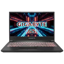15.6" Ноутбук GIGABYTE G5 (RTX 30 Series) 1920x1080, Intel Core i5 10500H 2.5 ГГц, RAM 16 ГБ, DDR4, SSD 512 ГБ, NVIDIA GeForce RTX 3060, Windows 10 Home, KC-5RU1130SH, черный