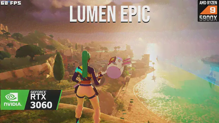 RTX 3060 + Ryzen 9 5900x | Fortnite Chapter 5 | Lumen Epic| Benchmark 2024