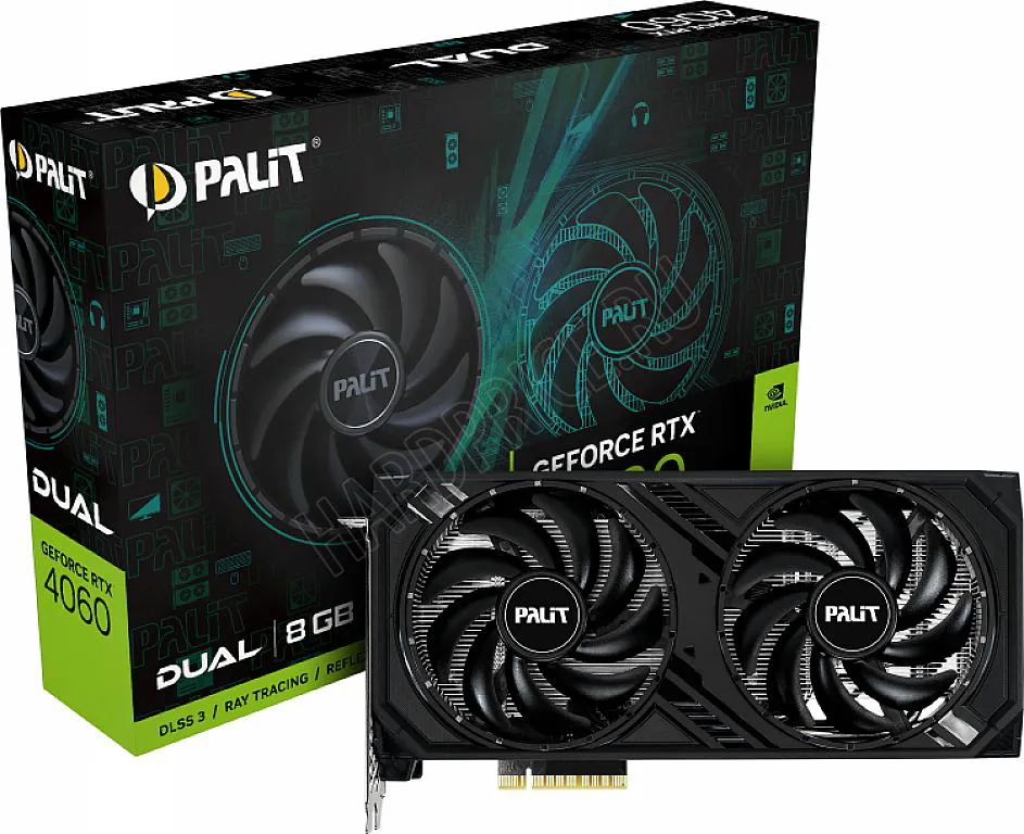 Видеокарта Palit GeForce RTX 4060 Dual 8Gb (NE64060019P1-1070D)-1