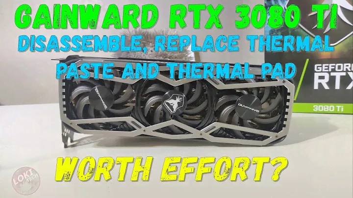 Замените термопасту и термопрокладку VRAM на Gainward Phoenix RTX 3080 Ti... Стоит ли?