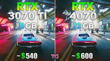 RTX 3070 Ti vs RTX 4070 - Test in 10 Games