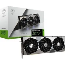 Видеокарта MSI GeForce RTX 4070 Ti SUPRIM X 12G, Retail