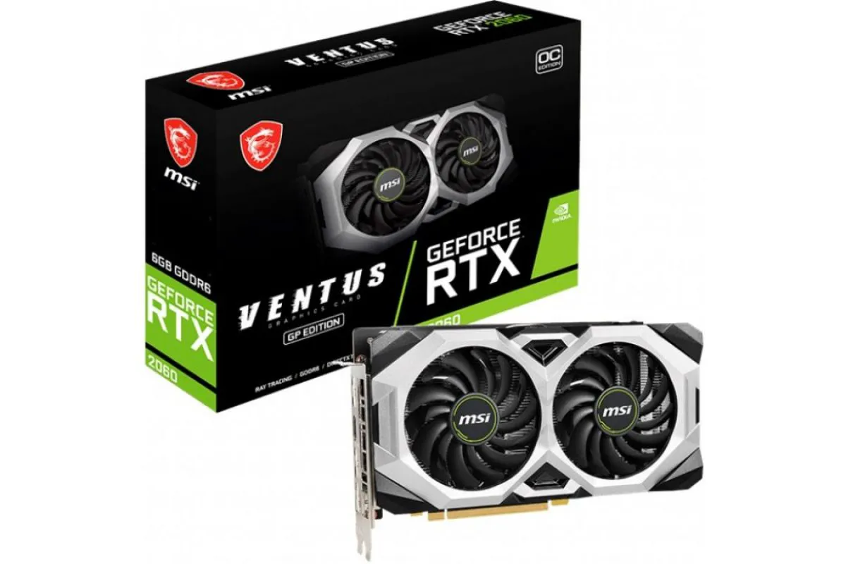 Видеокарта nVidia RTX 2060 MSI RTX 2060 VENTUS GP OC