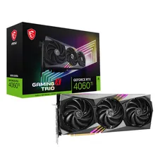 Видеокарта MSI NVIDIA GeForce RTX 4060 Ti Gaming X Trio GDDR6 8GB, RTX 4060 Ti GAMING X TRIO 8G