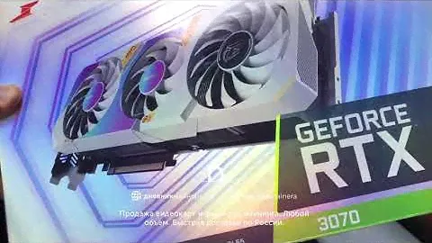 Видеокарта для майнинга Colorful iGame GeForce RTX 3070 8GB, не LHR