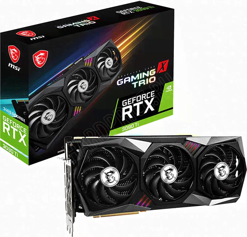 Видеокарта MSI GeForce RTX 3090 Ti GAMING X TRIO 24GB-0