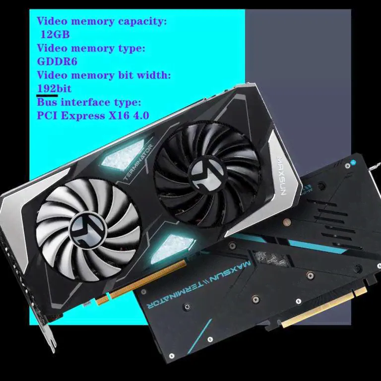 Видеокарта MAXSUN RTX 3060 12G GDDR6 GPU-2