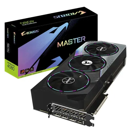 Видеокарты GIGABYTE GeForce RTX 4080 AORUS MASTER