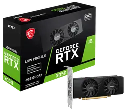 Видеокарта RTX 3050 6 Gb MSI PCI-E 4.0 OC NV RTX3050 6Gb 128bit GDDR6 LP